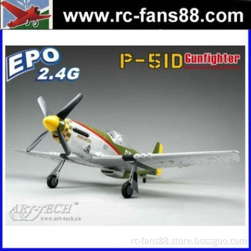 rc airplane P-51D Gunfighter Commemorative the 2.4G ETB42 BII Radio RTF